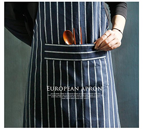 KICCOLY Delantales Cocinero Cocinar Paño Apron Mujeres Hombre sin Mangas Delantal Cocina Hornear Café Hotel Restaurante Camarero Hogar Barbacoa DIY Interesante Patrón para