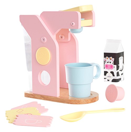 KidKraft - Set de juguete de máquina de café con accesorios Espresso, Multicolore (Pastel) (63379) , color/modelo surtido