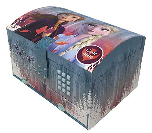 Kids Euroswan- JOYERO SECRECTO con CODIGO Y Sonido Frozen, Multicolor (WD20823)