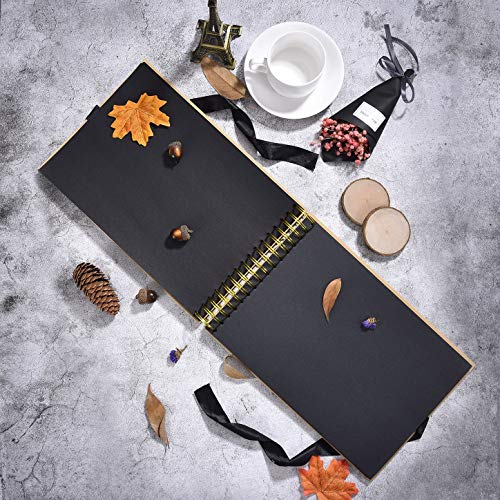Killow Álbum de Fotos DIY, Libro de Aventura con Accesoro Maravilloso，Pootack Scrapbook-Regalo Ideal para el Día de San Valentín Navidad Aniversario Cumpleaños y Aniversario