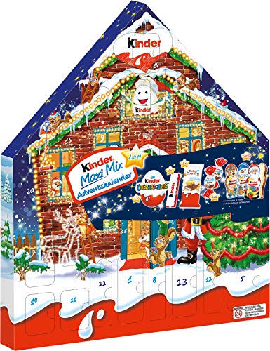Kinder Navidad Maxi Mix Calendario de Adviento, 351 gr