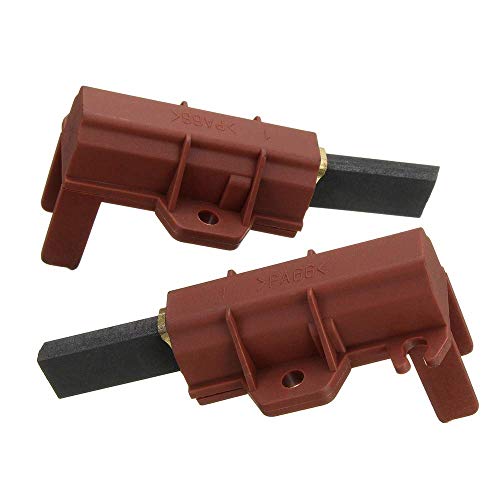 KingLan 2Pcs Cepillo De Carbono del Motor De La Lavadora Y Soporte para Samsung Ariston Indesit Welling
