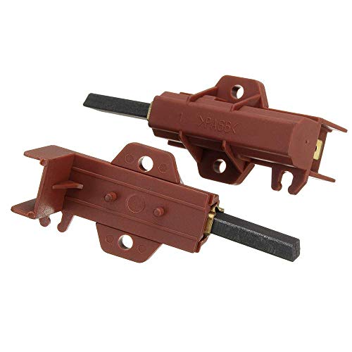 KingLan 2Pcs Cepillo De Carbono del Motor De La Lavadora Y Soporte para Samsung Ariston Indesit Welling