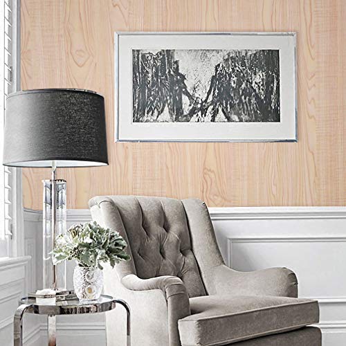 KINLO Pegatina de Mueble de Madera Ropa 0,61 * 5M Autoadhesivo Papel Pintado Impermeable para Muebles/Cocina/Baño Color (1 Rollo, Madera 1)