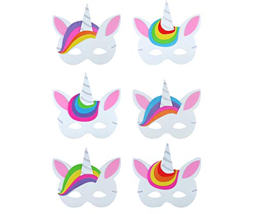 KINPARTY ® - 72x Tatuajes Temporales, 72x Pegatinas, 6 Máscaras Goma Eva y 6 Aviones - Diseños Surtidos para Niñas/Niños. Ideal para regalos de cumpleaños, fiestas, relleno piñatas, regalos sorpresa