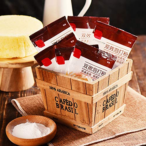 KINTRADE Polvo de Hornear de Doble Efecto sin Aluminio para Hornear Pasteles fermentación de levadura 50g Hornear Pan