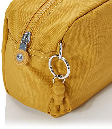 Kipling Gleam, Bolso de Tocador para Mujer, Oro (Harvest Gold), 18.5x11x8 cm (B x H x T)