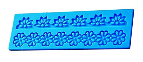 KIRALOVE Molde de Silicona - Encaje - Magdalenas - Flores - Hobby - Griego - Pasta de azúcar - Idea de Regalo - Pasteles - Cocina - panqueques - Uso de Alimentos - hágalo Usted Mismo - Decoraciones