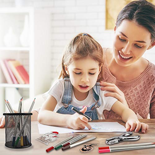 Kit de 43 Piezas Papel de Calco, Incluye 10 Hojas de Plástico Retráctil y 12 Lápices para Manualidades para Niños, Perforadora, Accesorios para Llaveros, para Manualidades de Bricolaje para Niños