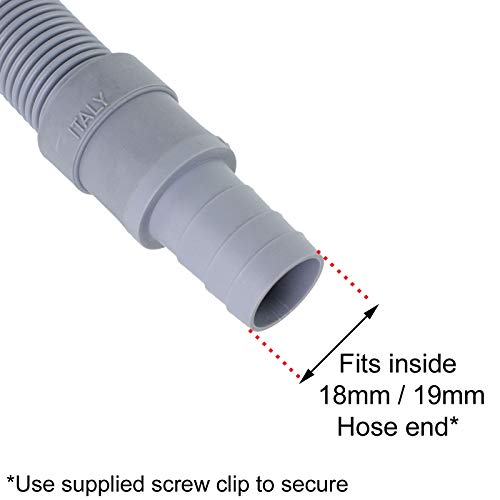 Kit de extensión 37-UN-55, recambio universal para manguera de desagüe de lavadora y lavavajillas