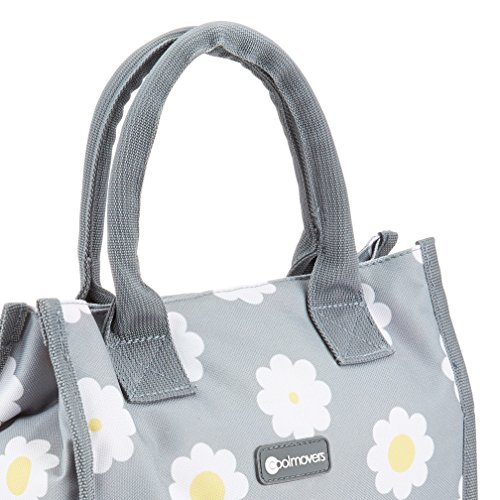 Kitchen Craft Coolmovers - Nevera portátil (4 L), diseño Retro de Flores