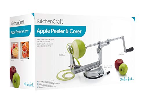 Kitchen Craft Deluxe - Pelador y vaciador de Manzanas (en Estuche Regalo)