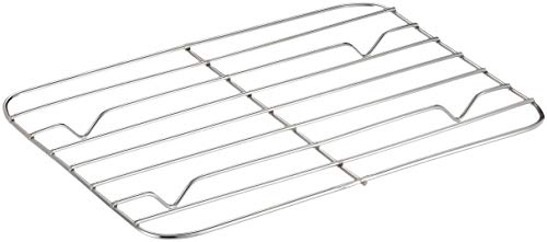 Kitchen Craft - Fuente de Horno Rectangular con Rejilla (Acero Inoxidable), Color Plateado