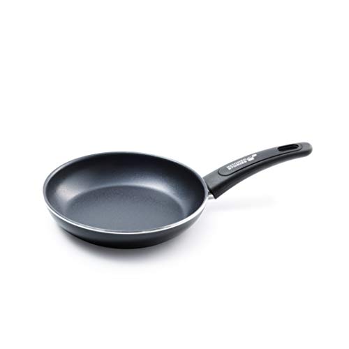Kitchen Stories CC002618-001 Searsmart Nonstick Frying Pan, Black, Induction Compatible, Oven Safe, 20 cm