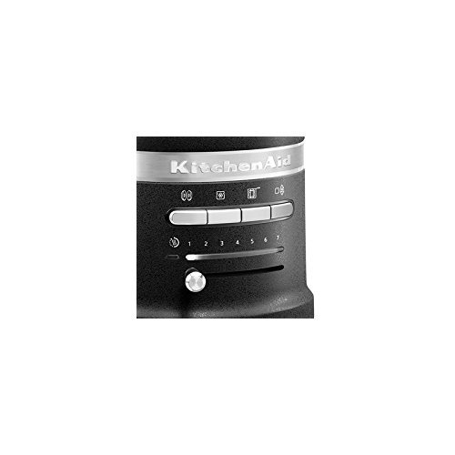 KitchenAid 5KMT2204EBK - Tostador (2 rebanada(s), Negro, Aluminio, De plástico, Acero, Botones, 1250 W, 220-240 V)