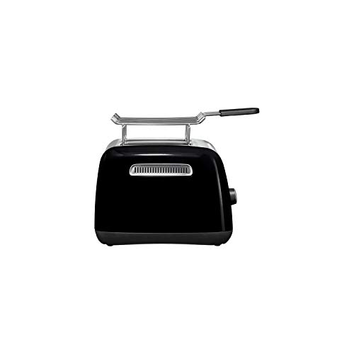 Kitchenaid 5KMT221EOB - Tostadora, color negro y plateado