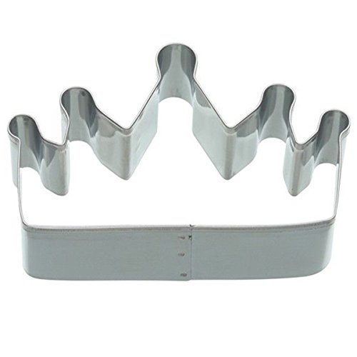 Kitchencraft Cortador Galletas Corona, Acero Inoxidable, Plateado, 4x14x14 cm