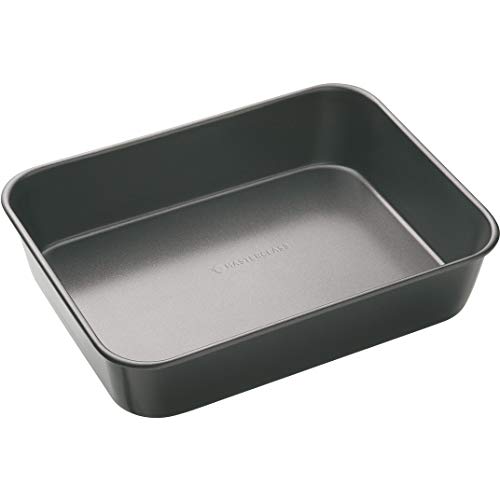 Kitchencraft Master Class Bandeja Asador Horno, Acero, Negro, 34 x 26 x 7 cm