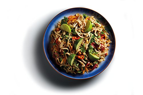 Kitchencraft World of Flavours chino antiadherente de acero al carbono Wok, 30 cm (12 "), color azul