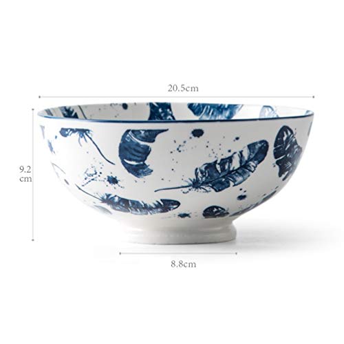 Kitchenware/Tableware Tazón de fuente japonés Tazón de fuente de la ensalada del cuenco de arroz de cerámica del tazón de fuente de los tallarines del tazón de fuente de mar del tazón de fuente case