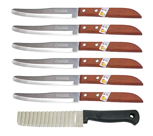Kiwi Thai 502 - Juego de 6 Cuchillos para Cortar Verduras, Fruta y Cocina