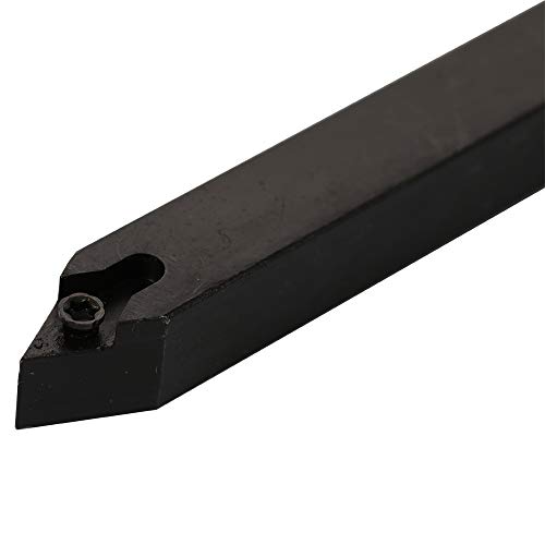 KKmoon 21 UNIDS Herramienta de Torneado,Inserto de Carburo,Cuchillas de Torno Metal,Inserto de Carburo Multifuncional con Llave(TIPO 1)