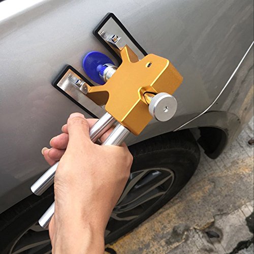 KKmoon Kit de Herramientas para Reparación de Abolladuras Coche - Tirador del Pegamento del Levantador + 18 pestañas