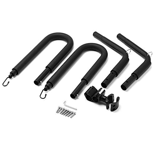 KKmoon Porta Tablas Surf para Bicicleta, Bastidor de Tablas de Surf(Negro)