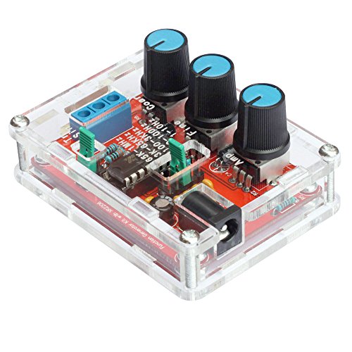KKmoon R2206 Alta precisión Función Señal Generador Kit DIY Seno / Triángulo / Cuadrado Salida 1Hz-1MHz Ajustable Frecuencia Amplitud
