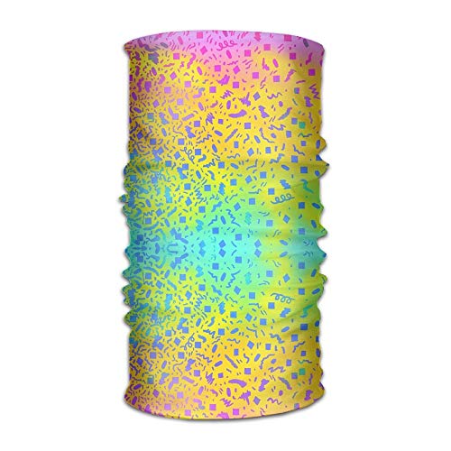KL Decor Divertidos Hot Dogs y Glass Magic Scarf Headwear Bandanas Mascarilla Masajeador de Cuello para Hombres y Mujeres