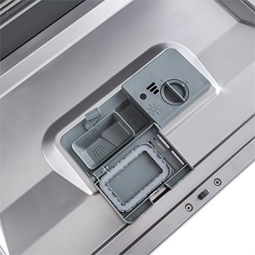Klarstein Amazonia 6 Luminance - Lavavajillas, Modo ECO, Frontal de vidrio, Independiente, Empotrable, 6 servicios, 1380 W, Clase A+, Negro