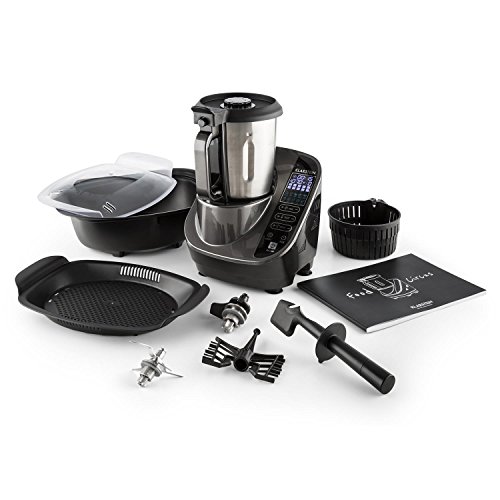 KLARSTEIN Foodcircus Accesorio para cocedor al Vapor (Pieza de Repuesto, sin BPA, Accesorio Robot de Cocina, Pieza Adicional) - Gris