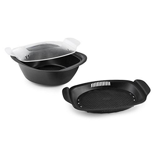 KLARSTEIN Foodcircus Accesorio para cocedor al Vapor (Pieza de Repuesto, sin BPA, Accesorio Robot de Cocina, Pieza Adicional) - Gris