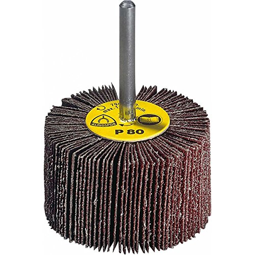 Klingspor 12943 Cepillo mil Hojas de Láminas Pequeñas, KM 613, Grano 60, 40 m/s Velocidad Máxima, 19000 rpm, 40 x 20 x 6 mm