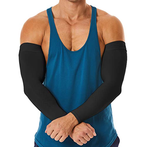 KMMIN Mangas del Brazo Mangas de la protección UV para Conducir Ciclismo Baloncesto
