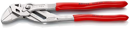 KNIPEX 86 03 250 SB Tenaza llave Alicates y juego de llaves en una sola herramienta cromado recubiertos de plástico 250 mm