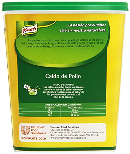 Knorr - Caldo de pollo deshidratado - Polvo - 1 kg
