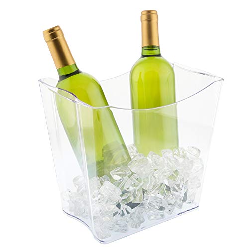 Koala Dos Cubitera TWINS Transparente 2 botellas, Acrílica