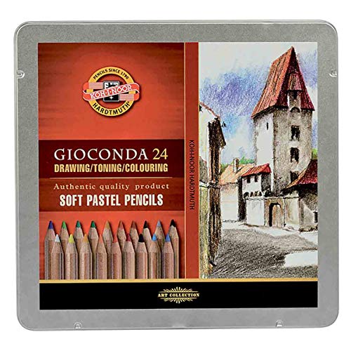 KOH-I-NOOR Artist's Soft Pastel Pencils (Set of 24)