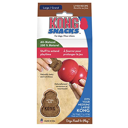 KONG - Snacks - Golosinas para Perros (Ideal para los Juguetes de Caucho Galletas de hígado - para Perros de Raza Grande