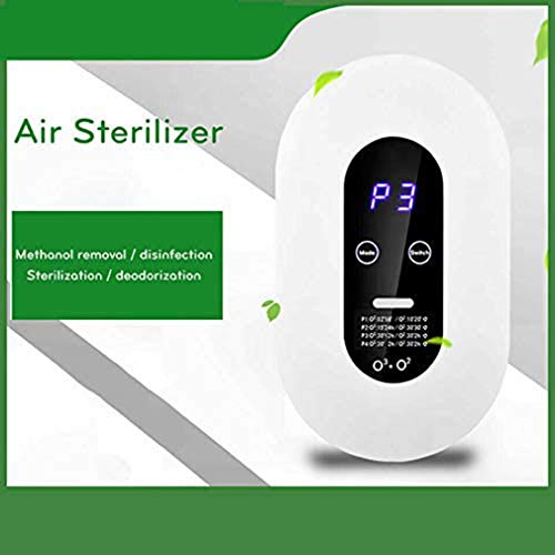 KOUQI Generador De Ozono, 100Mg / H Multipropósito Máquina De Ozono Portátil para El Hogar, Habitación, Oficina