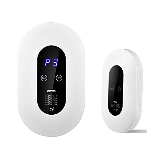 KOUQI Generador De Ozono, 100Mg / H Multipropósito Máquina De Ozono Portátil para El Hogar, Habitación, Oficina