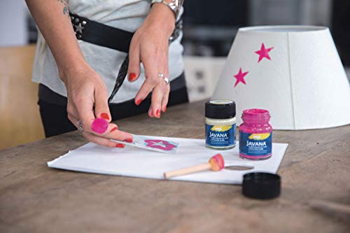 Kreul Javana-Pintura para tejidos claros y oscuros (base acuosa, 50 ml), color rosa