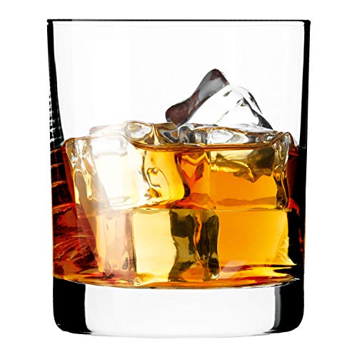 Krosno Vasos Copas de Whisky | Conjunto 6 Piezas | 300 ML | Blended Collection Uso en Casa, Restaurante y en Fiestas | Apto para Microondas y Lavavajillas