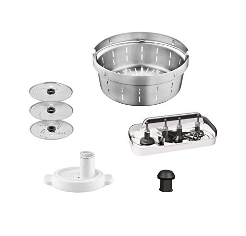 Krups HP50A8 Prep&Cook XL - Robot de cocina multifunción, 1550, acero inoxidable, 3 litros, color blanco y negro