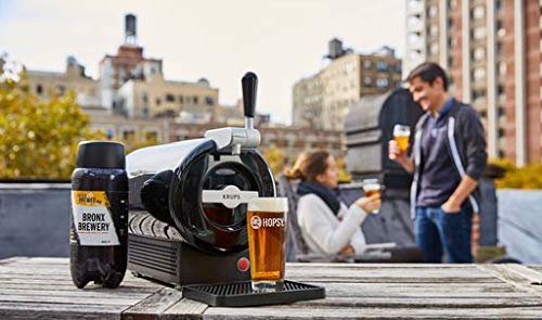 Krups The Sub Vainilla VB650810 -Tirador de cerveza, tecnología Peltier Cooling, 2 l frescura de la cerveza 15 días, hasta 2º, eficiencia energética A+, indicador listo para servir, color negro