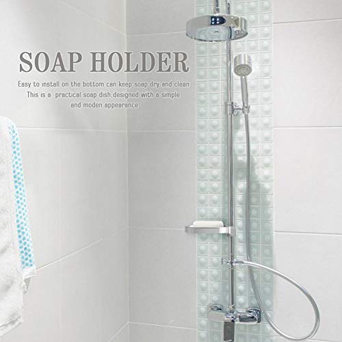 KSTE Jabonera - ABS Jabonera for Platos, Ducha Ajustable Barra Deslizante Práctica for el baño, Barra de jabón Esponja for la Ducha Baño Bañera y Fregadero de la Cocina