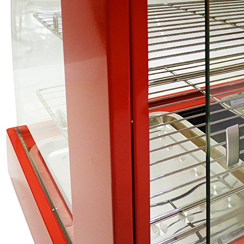 KuKoo - Vitrina Calienta Comida Eléctrica 60cm con Puertas Corredizas