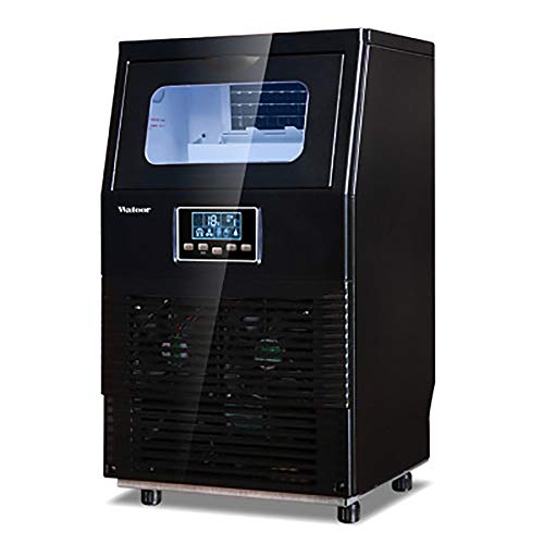KUMUNG Comercial Fabricante de Hielo de Acero Inoxidable 220V Fabricante de Cubitos de Hielo 40kg Fabricante de Hielo para el hogar Supermercados Cafés Panaderías Bares