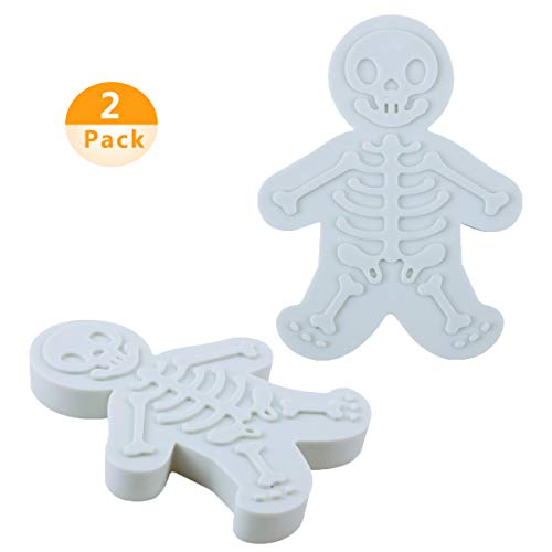 kungfu Mall - Molde de Galletas para Hombre (2 Unidades), diseño de Esqueleto